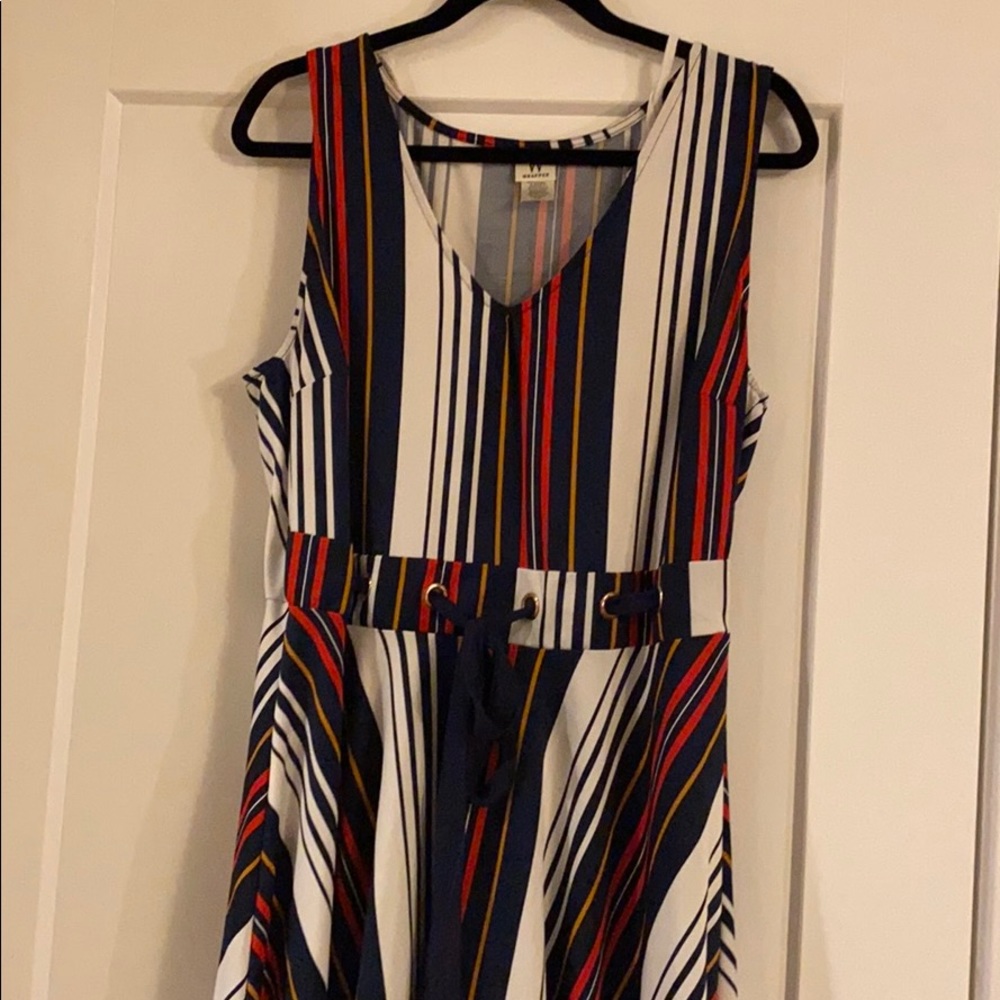 Handkerchief Skirted Dress with Cinched Waist